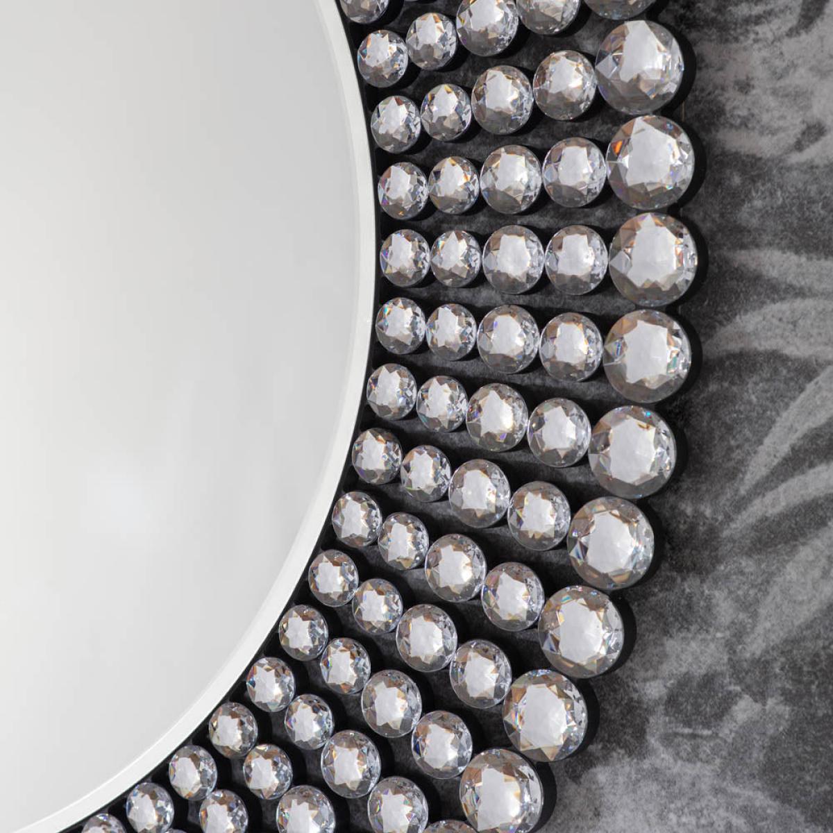 Sharrington Medium Round Wall Mirror - Silver – image 3