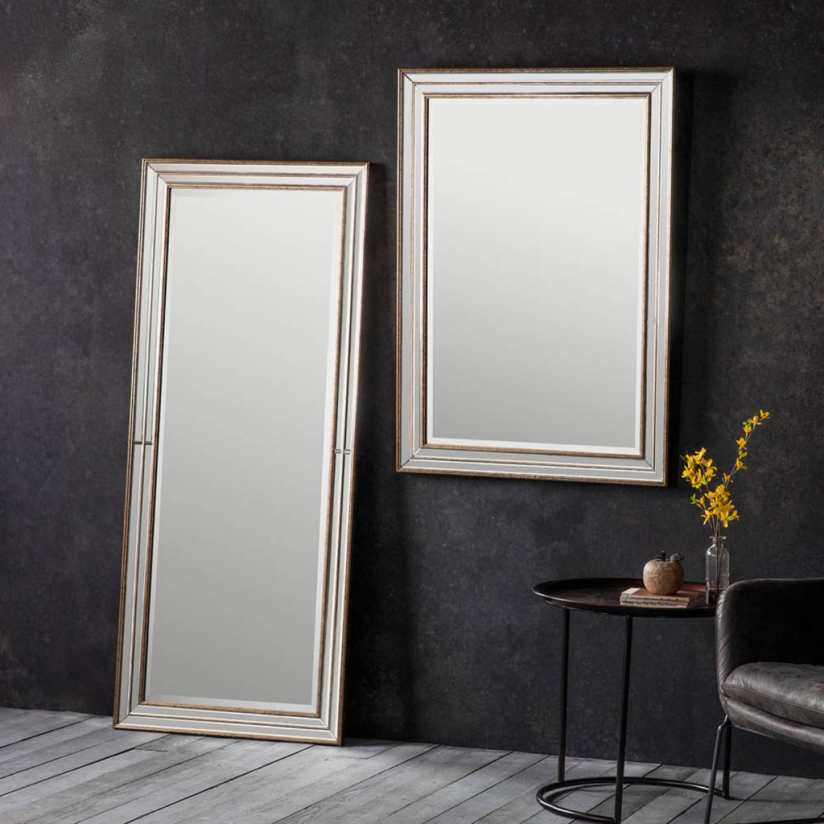 Squire Extra Large Rectangle Leaner Mirror - Champagne – image 4