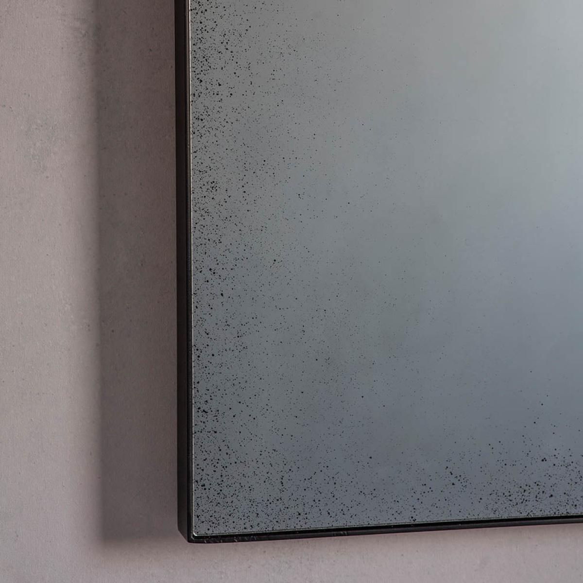 Broadheath Large Rectangle Antique Wall Mirror - Black – image 3