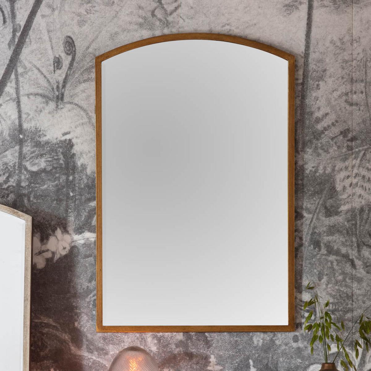 Higgins Medium Arched Wall Mirror - Gold – image 1