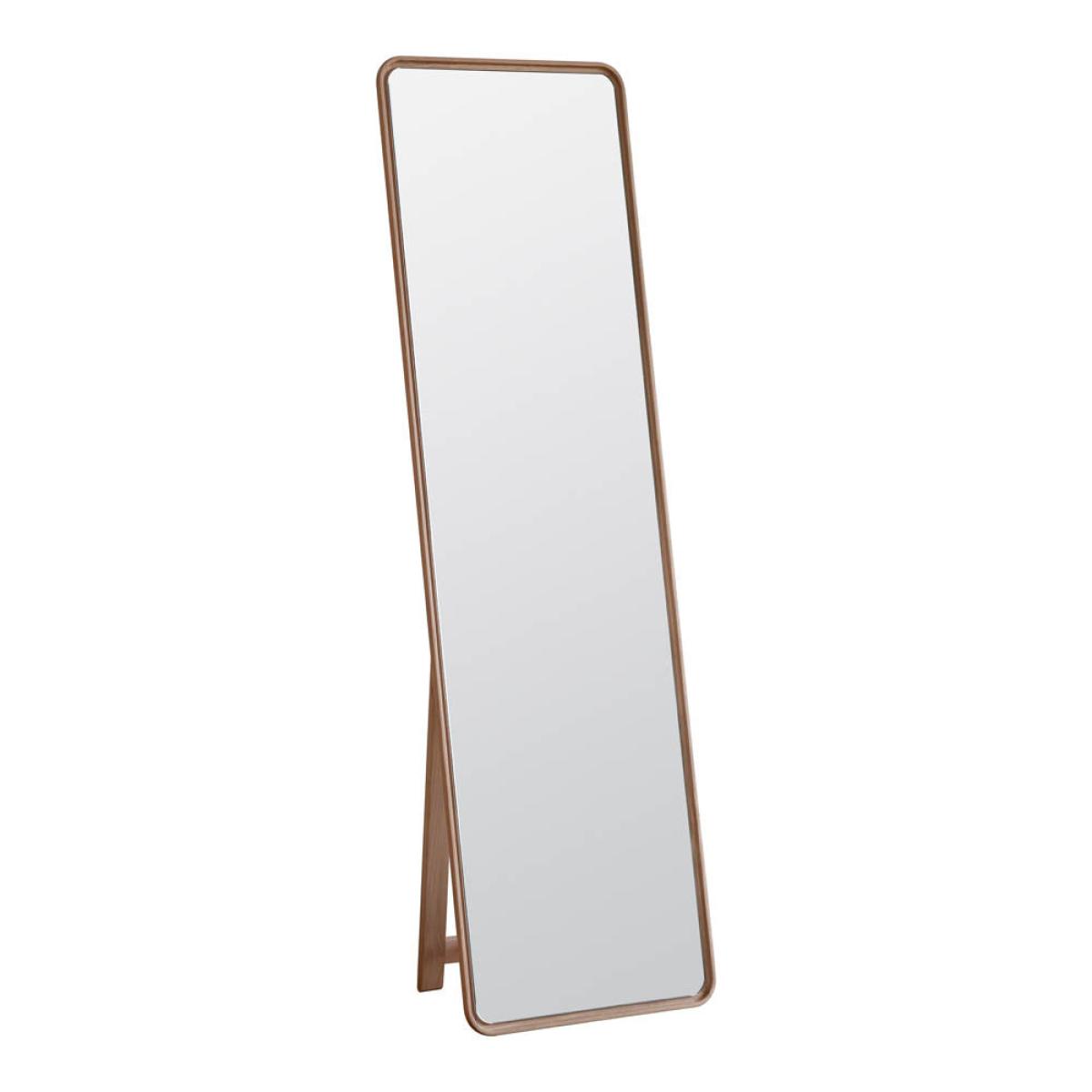 Kingham Extra Large Rounded Rectangle Cheval Mirror - Light Wood – image 2