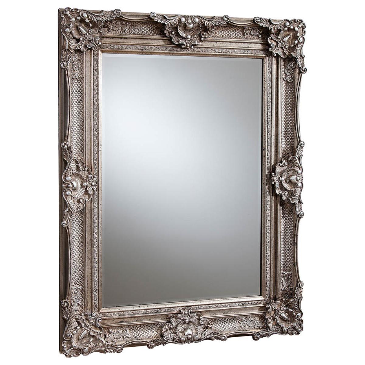 Stretton Large Rectangle Wall Mirror - Silver – image 2