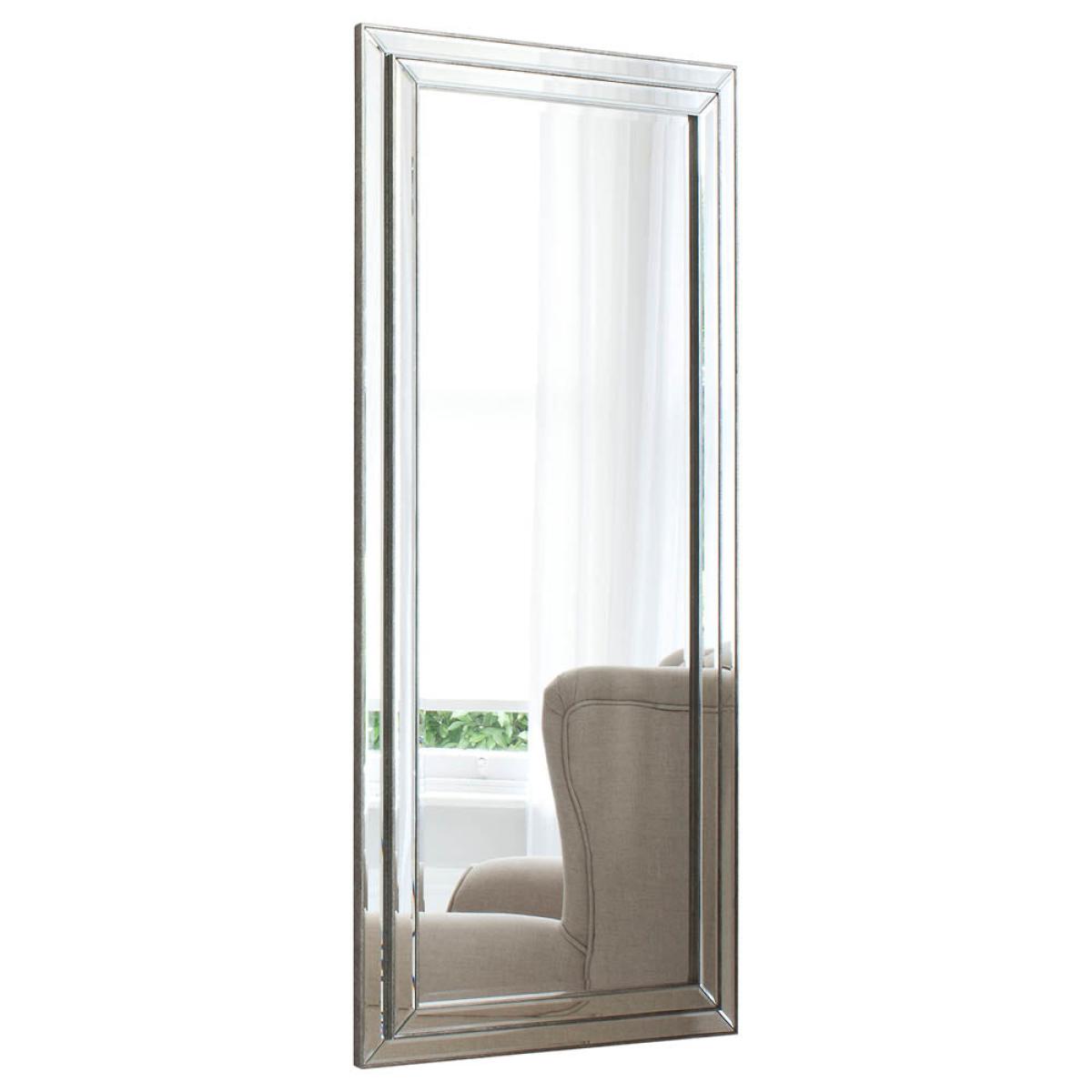 Chambery Extra Large Rectangle Leaner Mirror - Silver – image 2