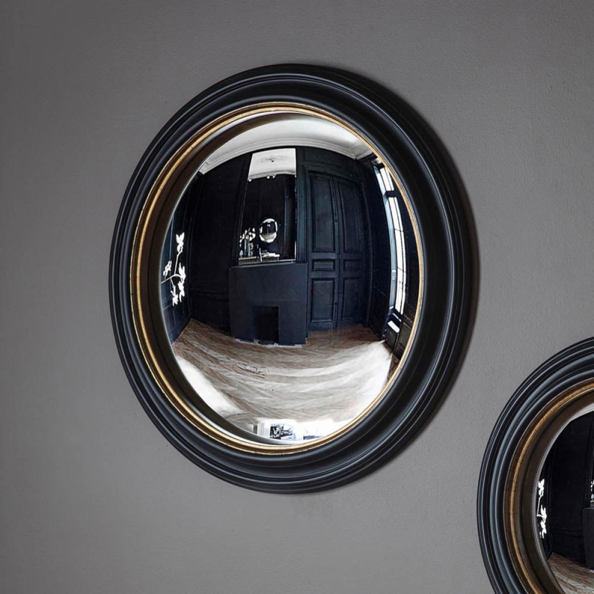 Rockbourne Medium Round Wall Mirror - Black – image 1