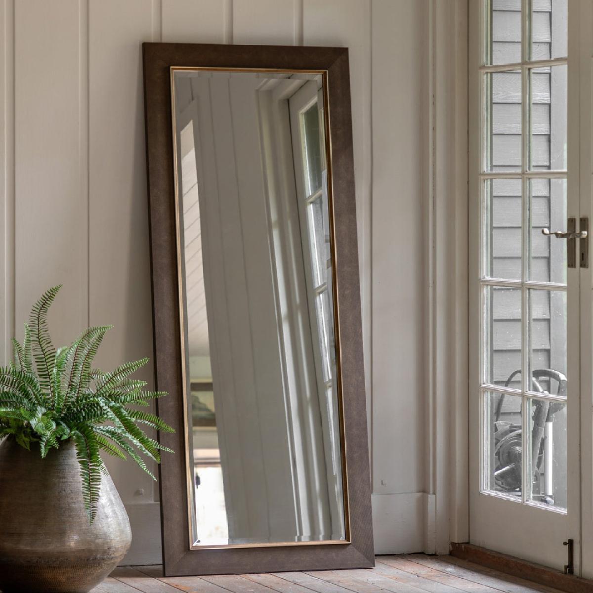 Richmond Leaner Mirror - Bronze – image 1