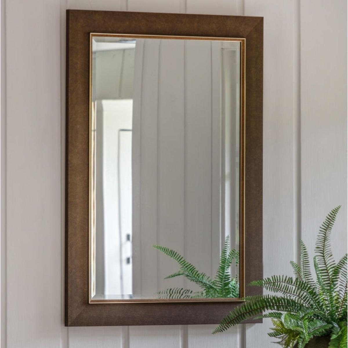 Richmond Rectangle Mirror - Bronze – image 1