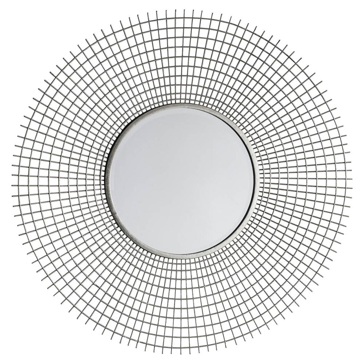 Stafford Medium Round Wall Mirror - Silver – image 2