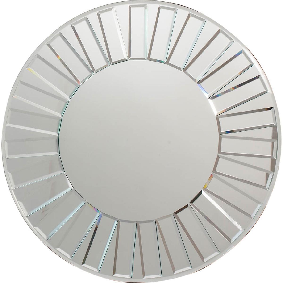 Mondello 61cm Medium Round Wall Mirror - Silver – image 3