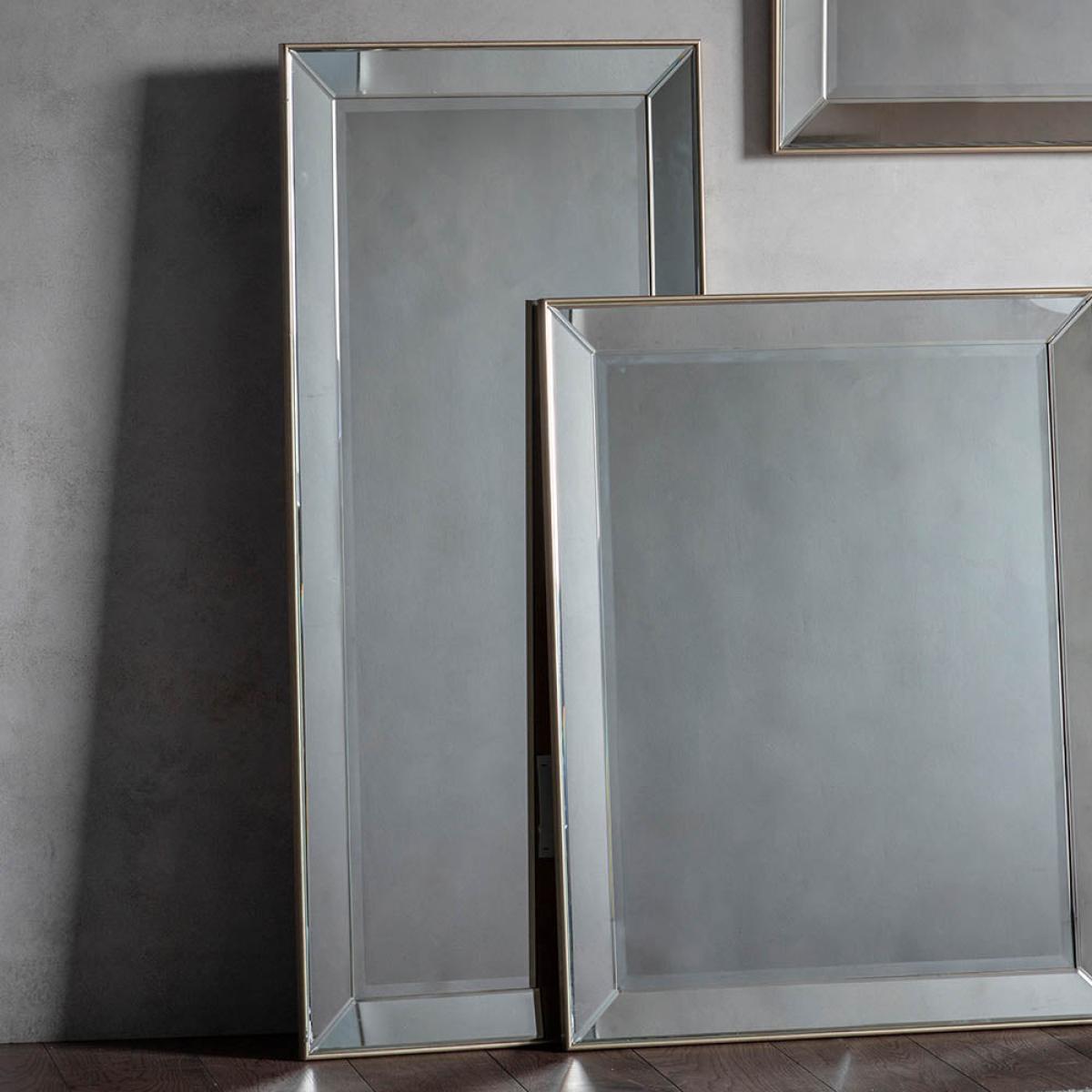 Baskin Large Rectangle Full Length Mirror - Champagne – image 2