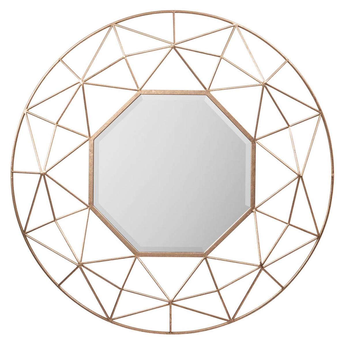 Andromeda Medium Round Wall Mirror - Gold – image 2
