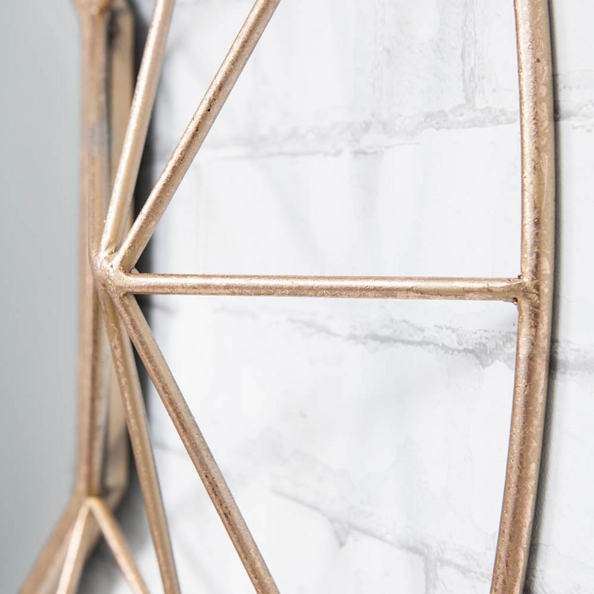 Andromeda Medium Round Wall Mirror - Gold – image 4