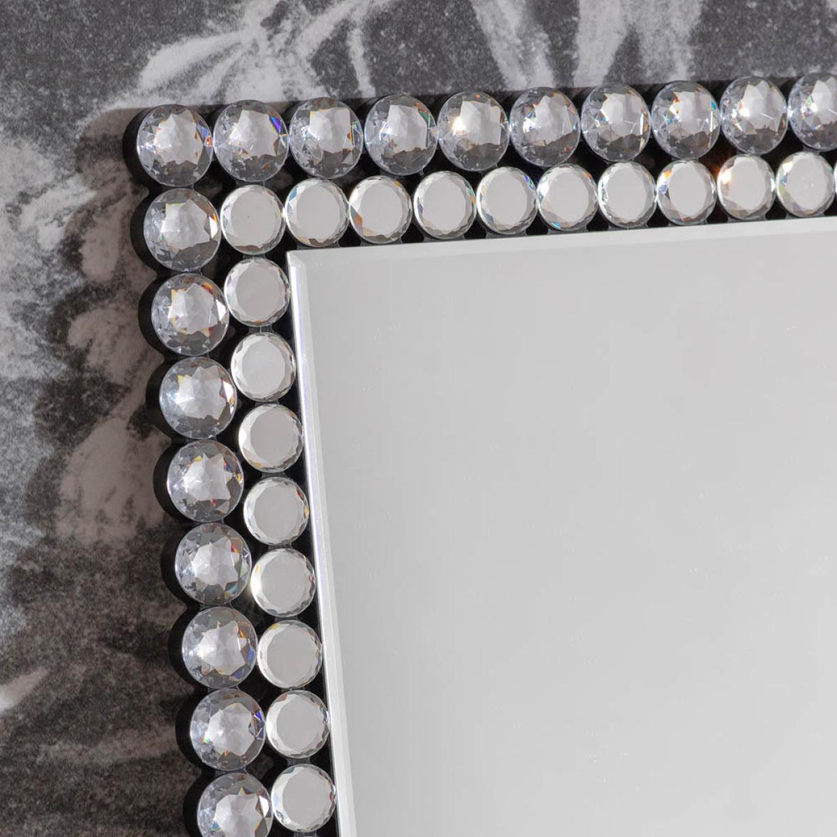 Fallon Medium Rectangle Wall Mirror - Silver – image 3