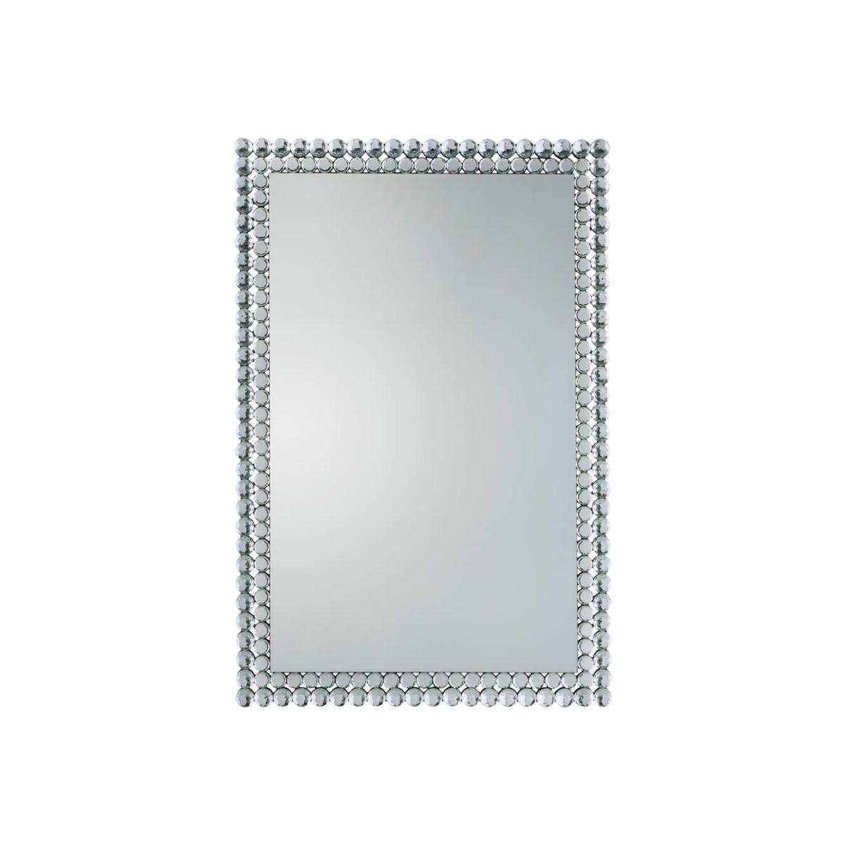 Fallon Medium Rectangle Wall Mirror - Silver – image 1