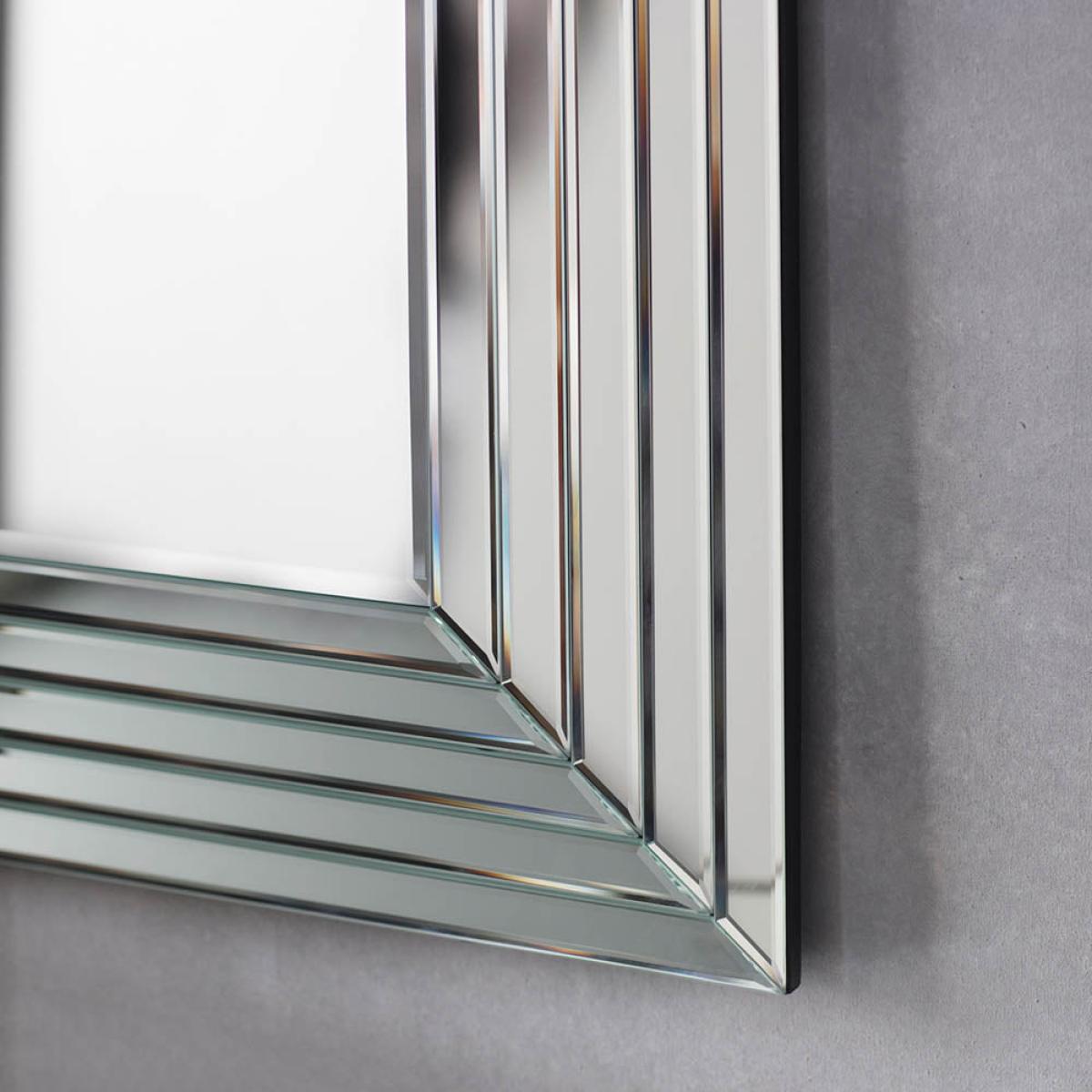 Rawson Large Rectangle Wall Mirror - Silver – image 3