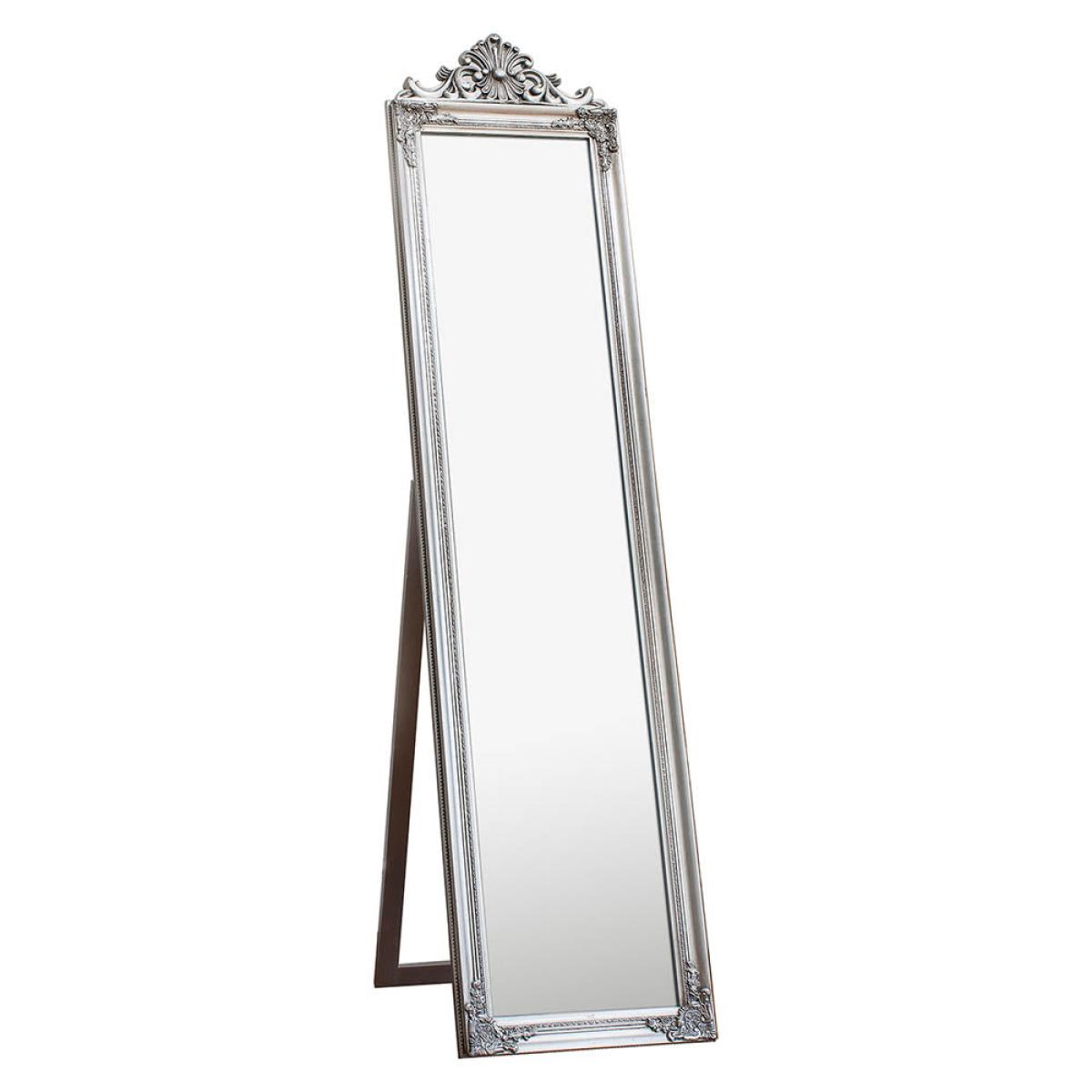 Lambeth Extra Large Rectangle Cheval Mirror - Silver – image 2