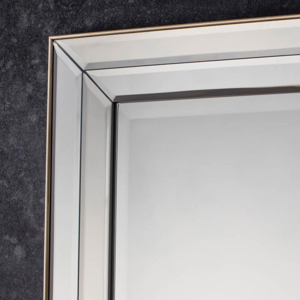 Roswell Large Rectangle Full Length Mirror - Champagne – image 2