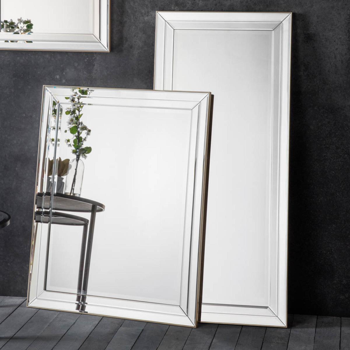 Roswell Large Rectangle Full Length Mirror - Champagne – image 3