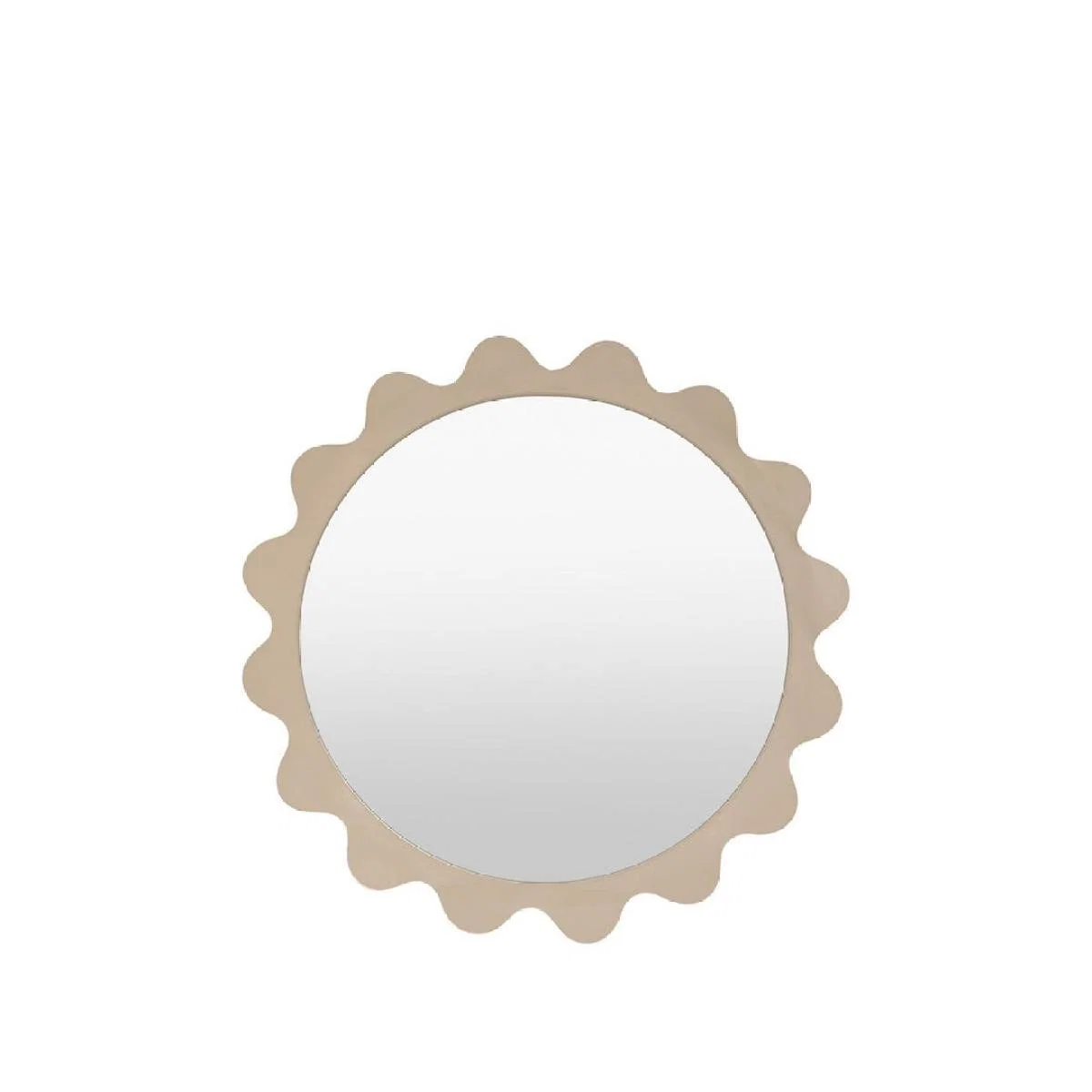 Shoreditch Round Mirror - Taupe – image 3