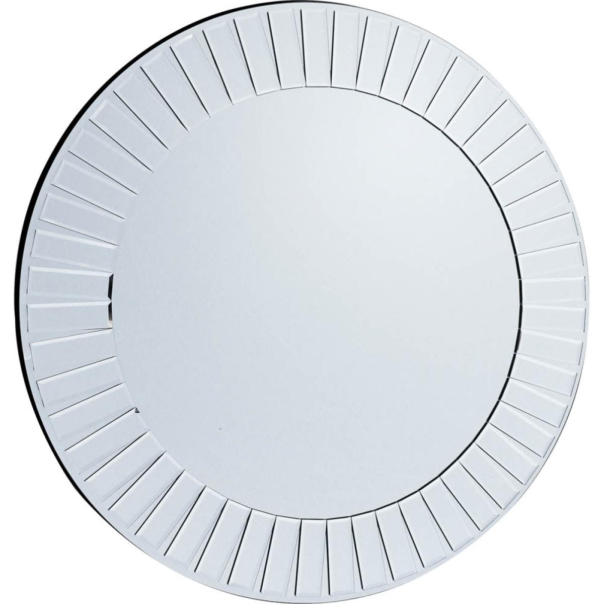 Mondello 90cm Medium Round Wall Mirror - Silver – image 3