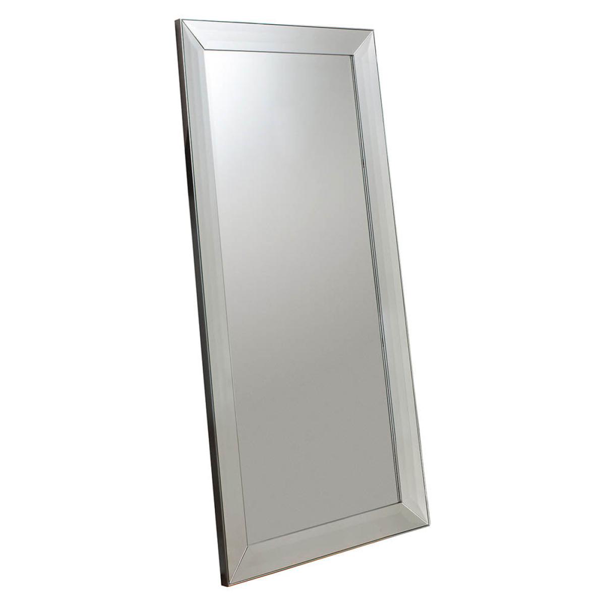 Modena Extra Large Rectangle Leaner Mirror - Silver – image 2