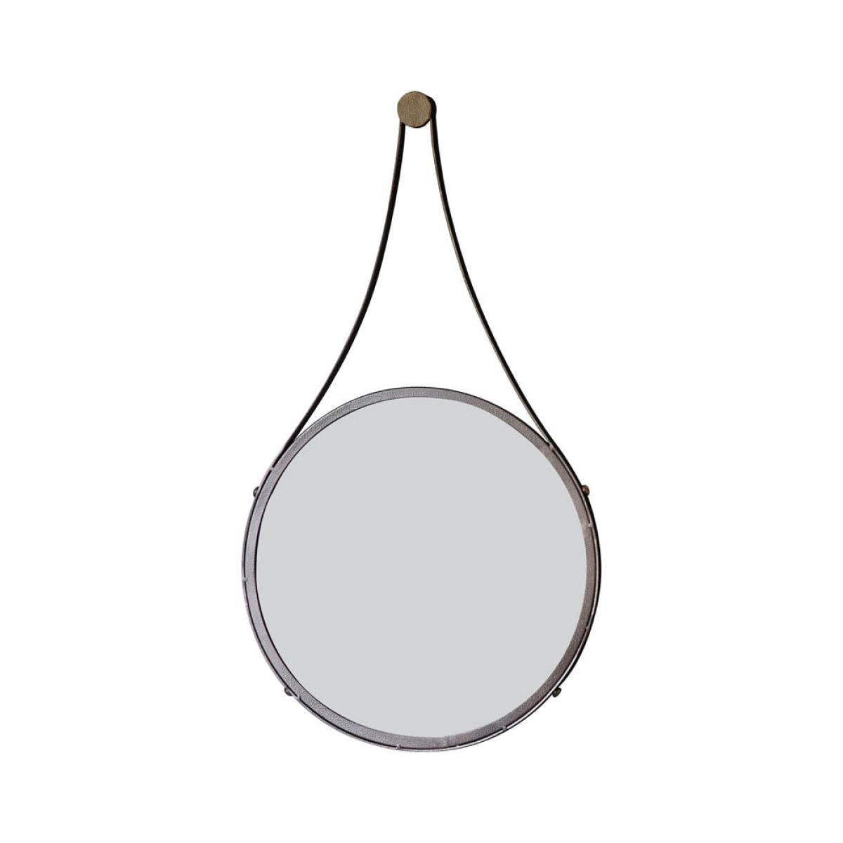Broadway 74cm Medium Round Wall Mirror - Bronze – image 2
