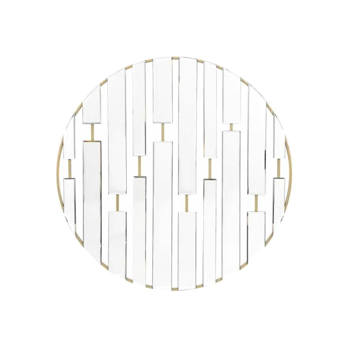 Chertsey Round Mirror - Silver – image 1