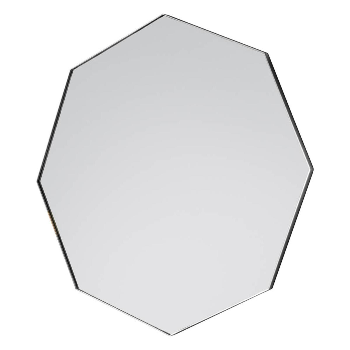 Bowie Medium Octagon Wall Mirror - Silver – image 2