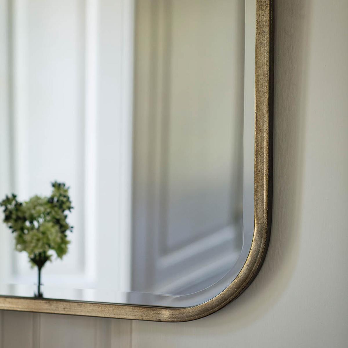 Logan Medium Rectangle Wall Mirror - Champagne – image 3