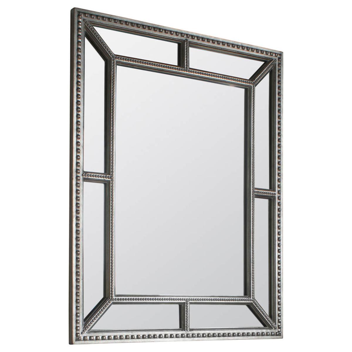 Lawson Medium Rectangle Wall Mirror - Silver – image 2