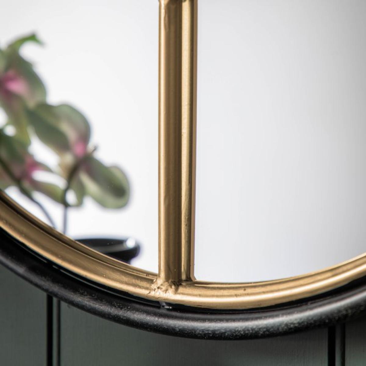Rocca Round Mirror - Gold – image 3