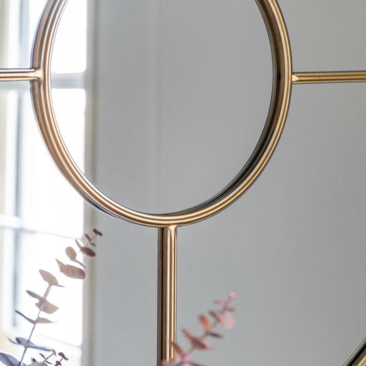 Rocca Large Round Mirror - Gold – image 2