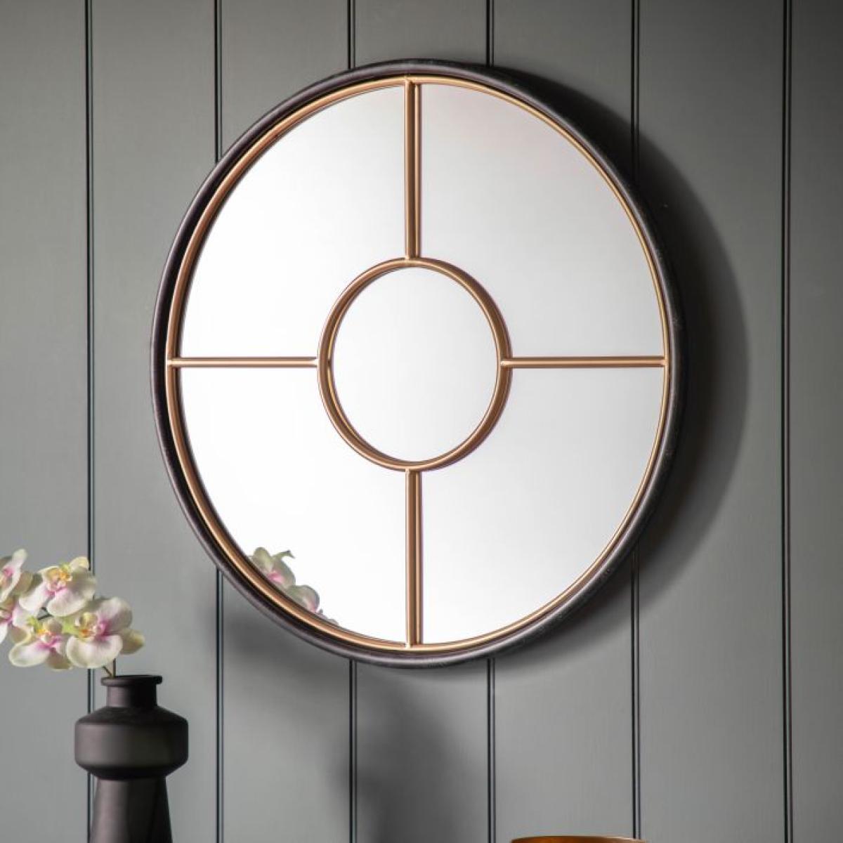 Rocca Large Round Mirror - Gold – image 3