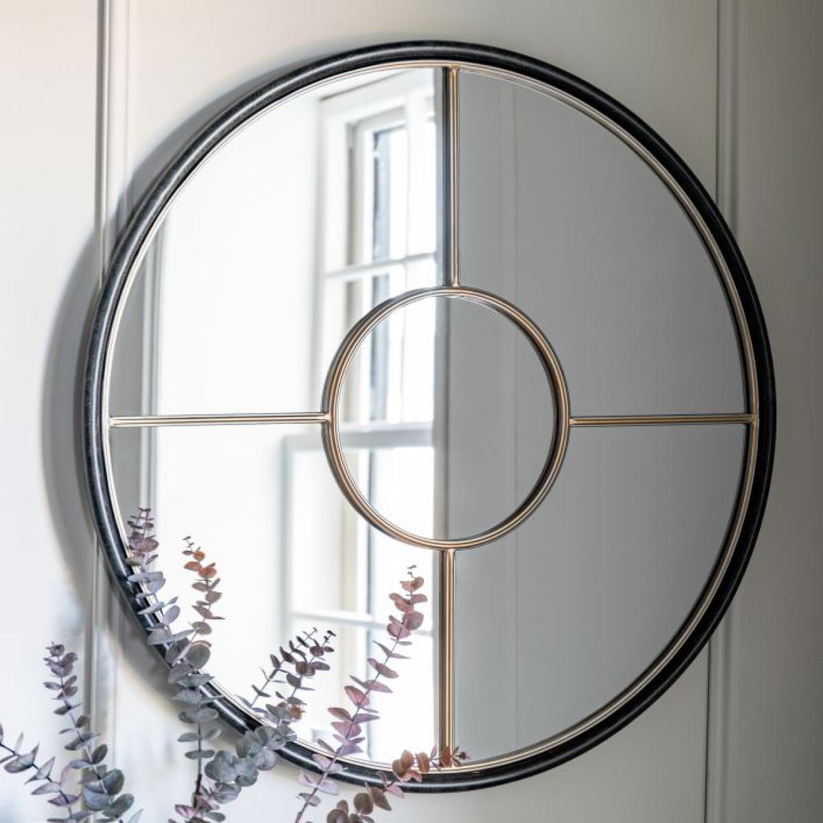 Rocca Large Round Mirror - Gold – image 1