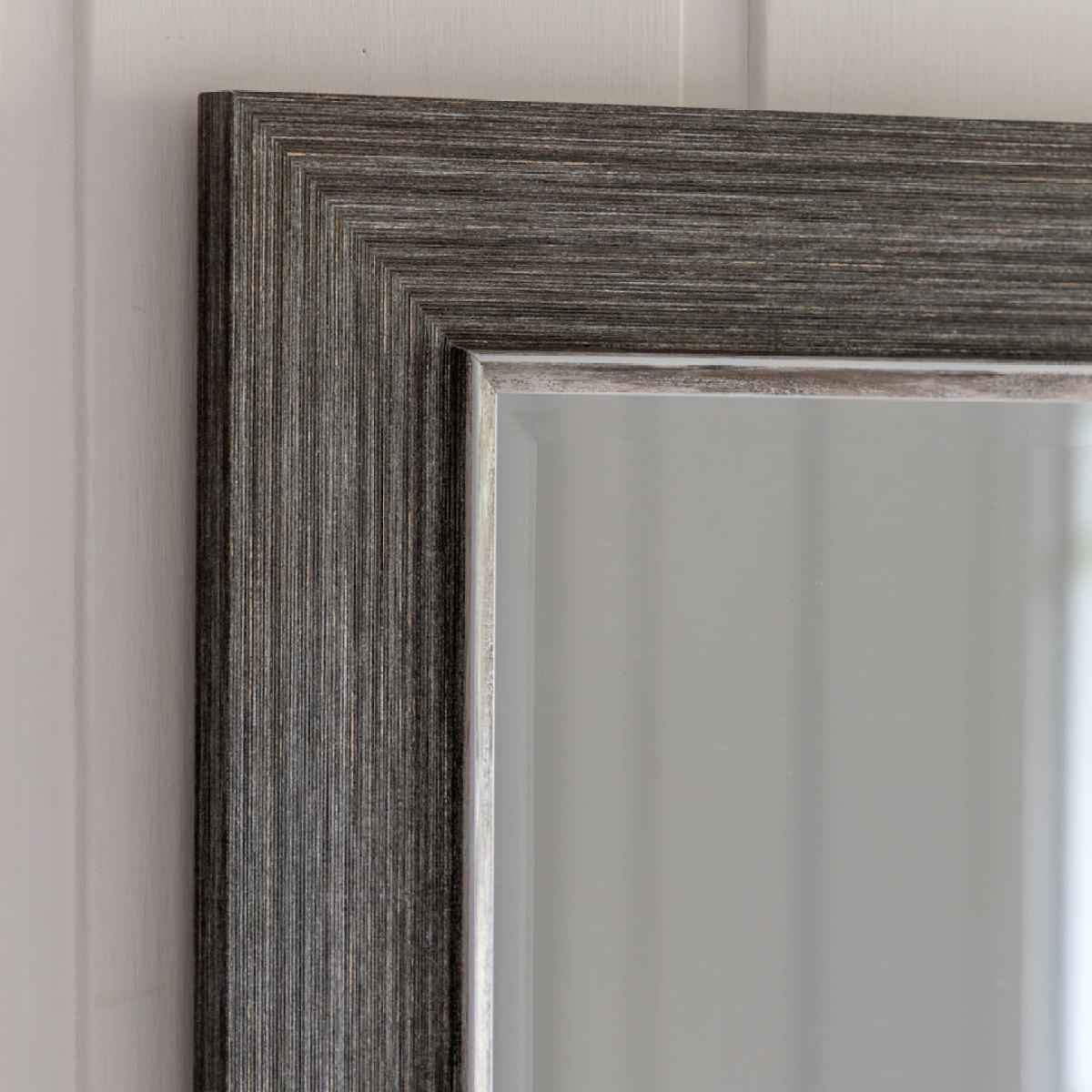 Richmond Rectangle Mirror - Pewter – image 2