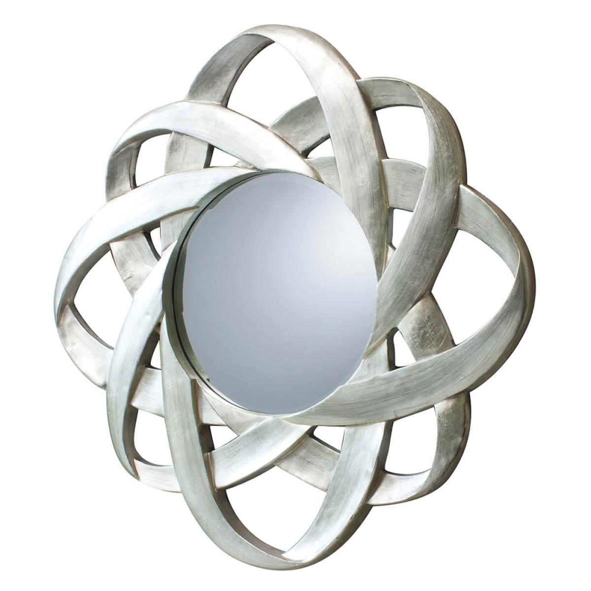Constellation Medium Starburst Wall Mirror - Silver – image 2