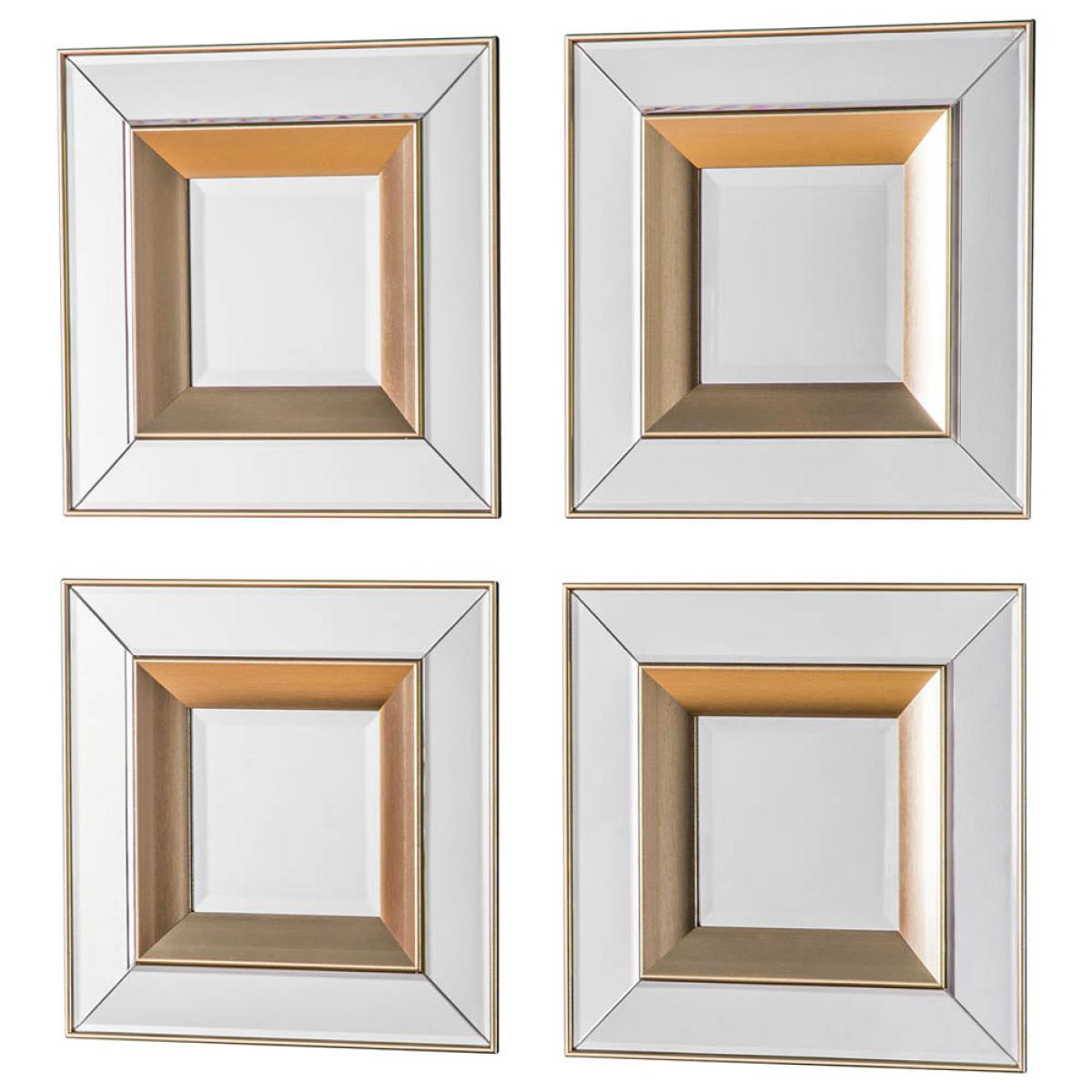 Phantom Small Square Scatter Set Mirror - Gold (4pk) – image 2
