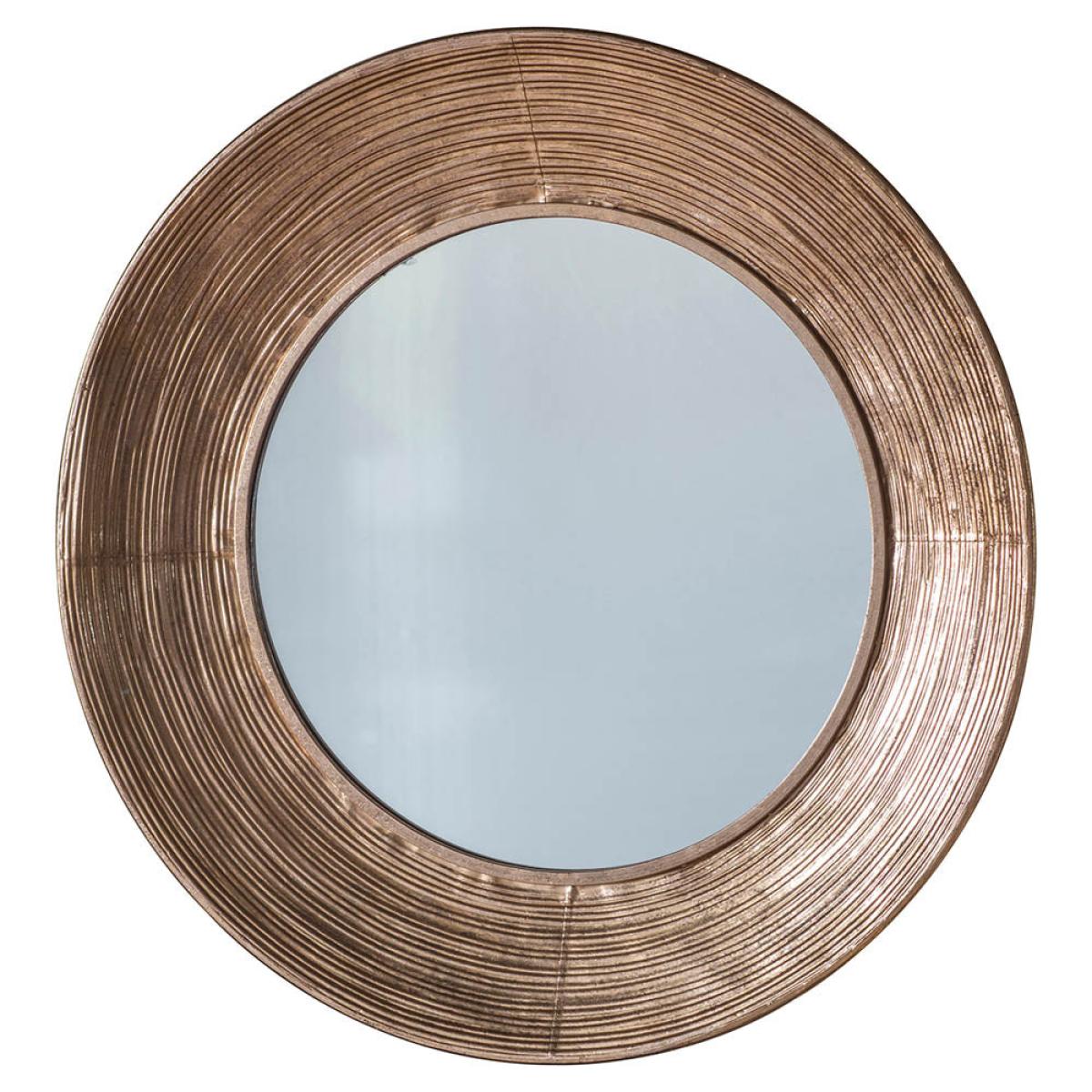 Knowle Medium Round Wall Mirror - Gold – image 2