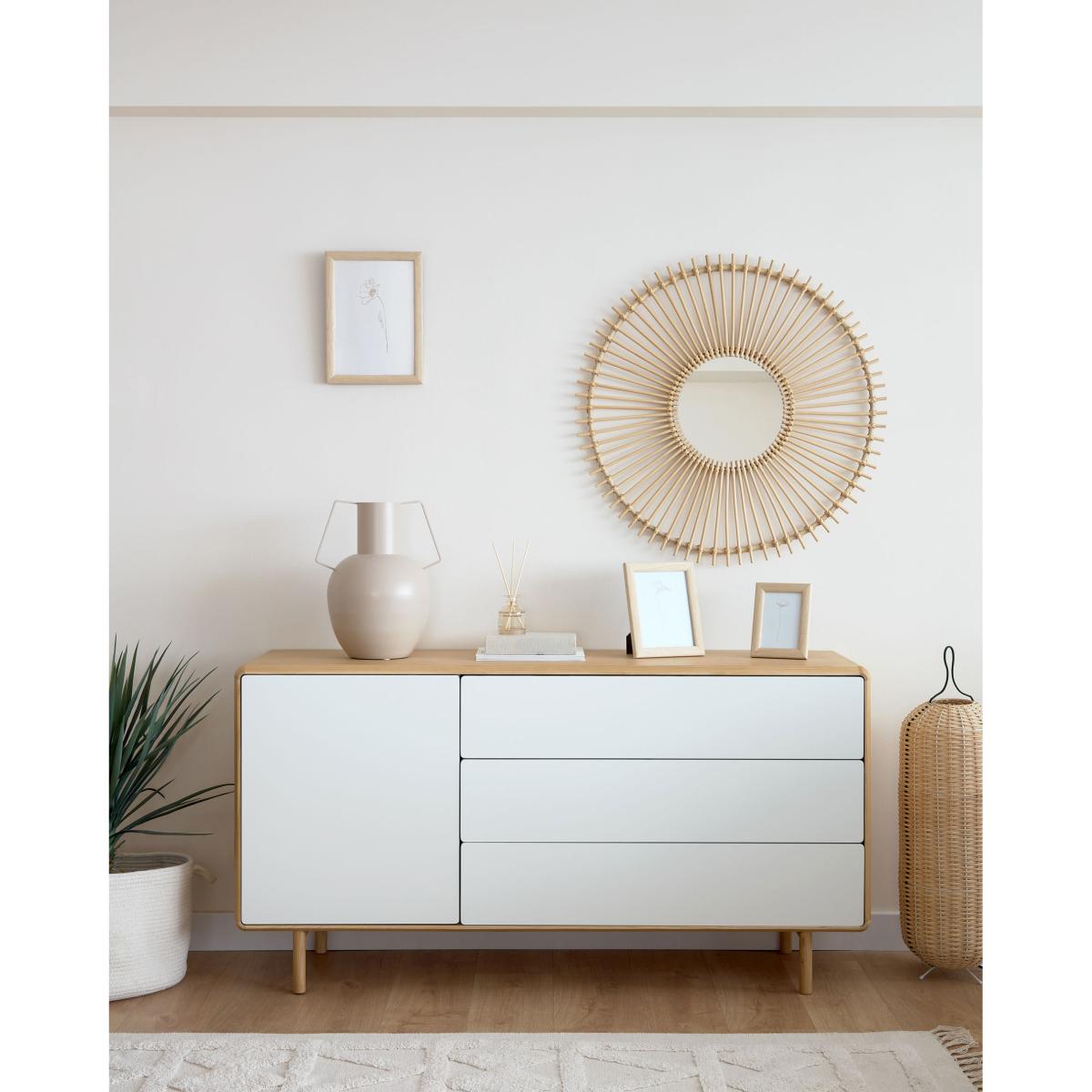 Louisa rattan mirror, Ø 81 cm – image 4