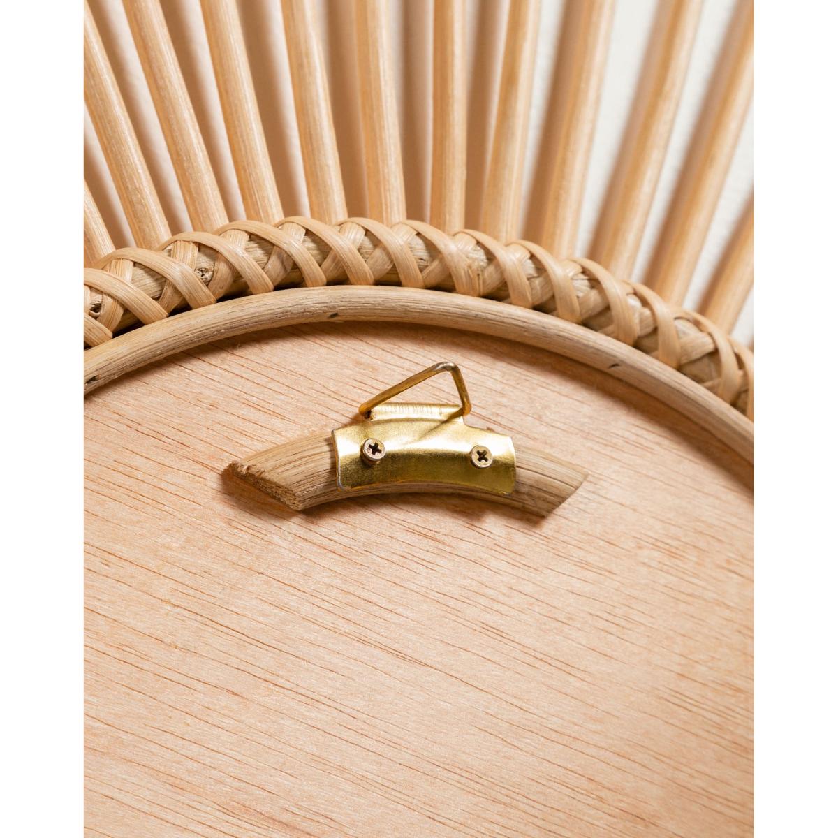 Louisa rattan mirror, Ø 81 cm – image 6