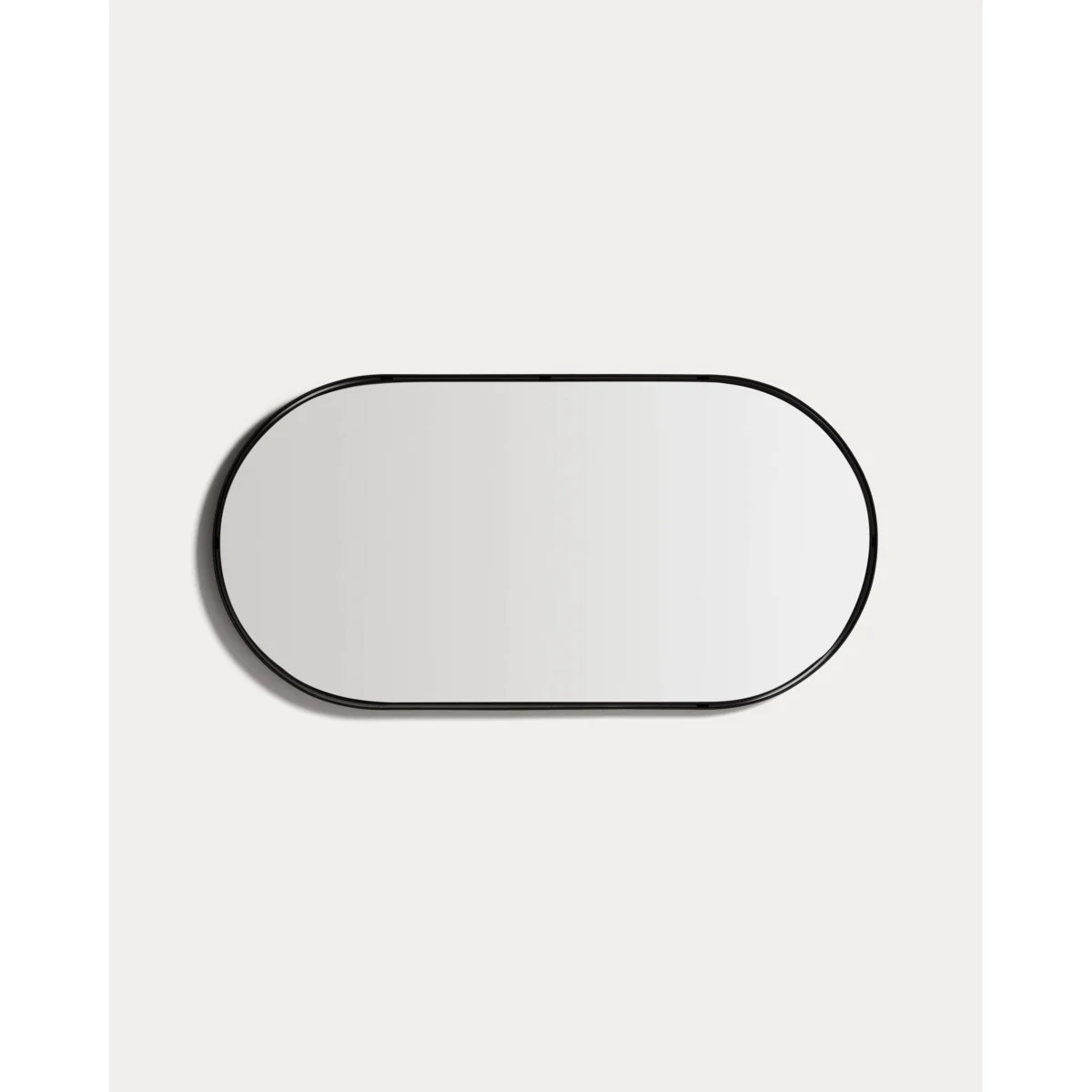Noral oval black metal mirror Ø60.5 x 120cm – image 5