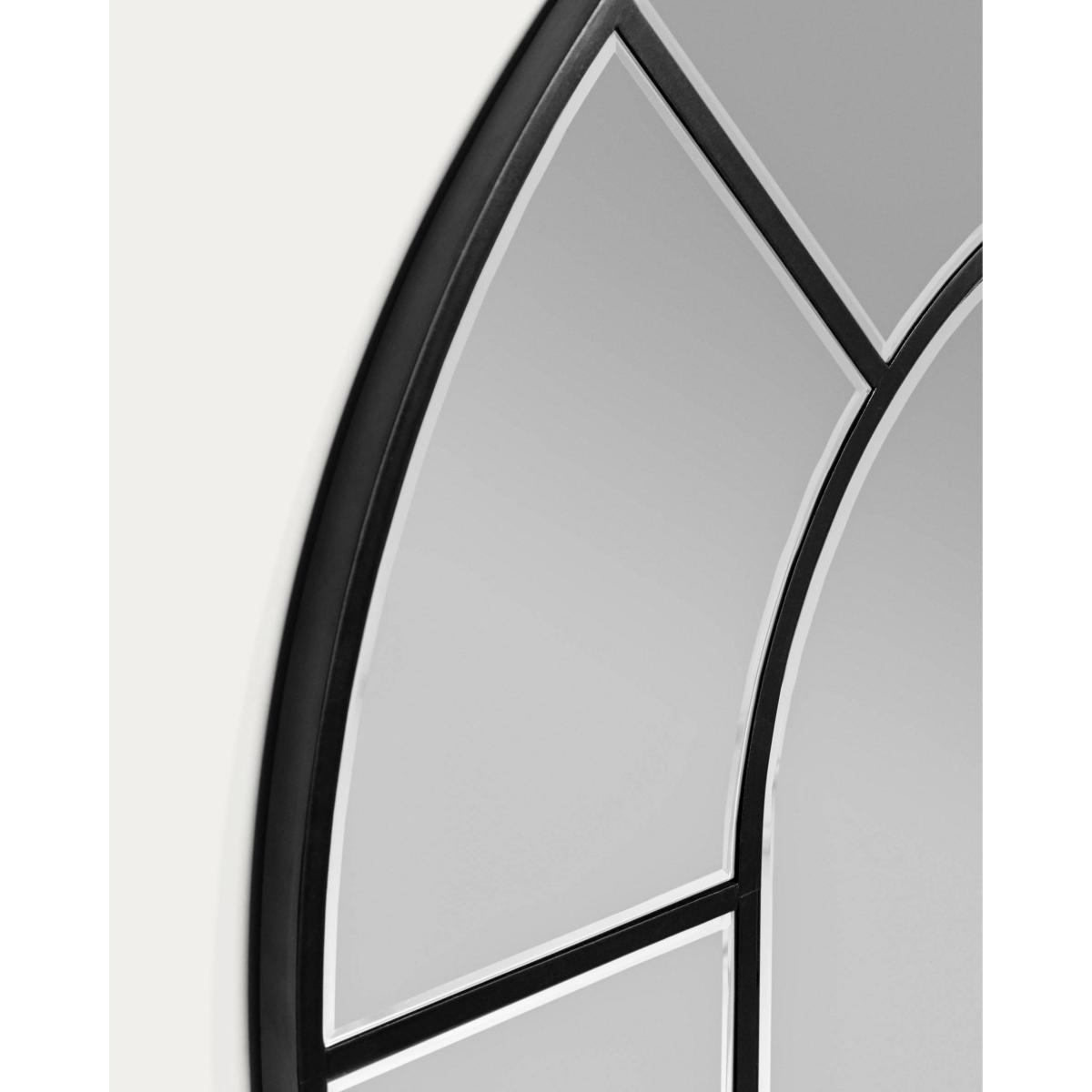 Nediva MDF mirror in black, 88 x 165 cm – image 3