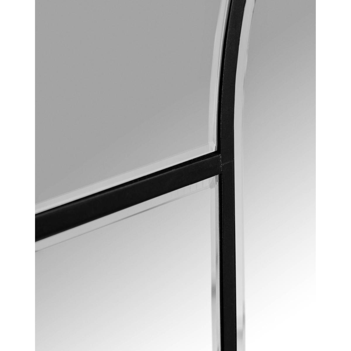 Nediva MDF mirror in black, 88 x 165 cm – image 5