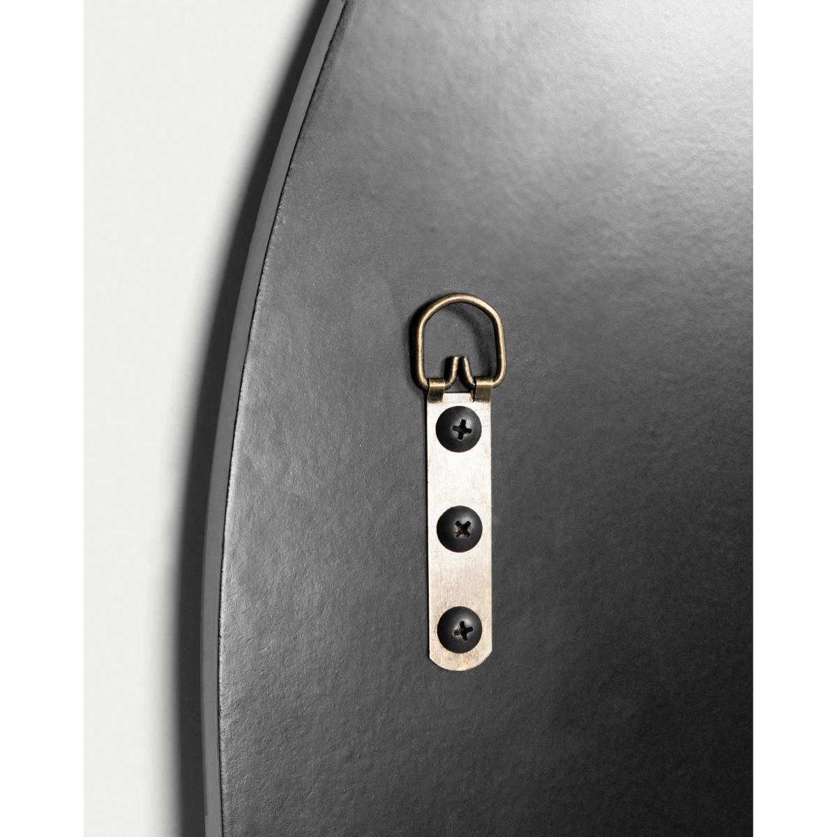Nediva MDF mirror in black, 88 x 165 cm – image 6