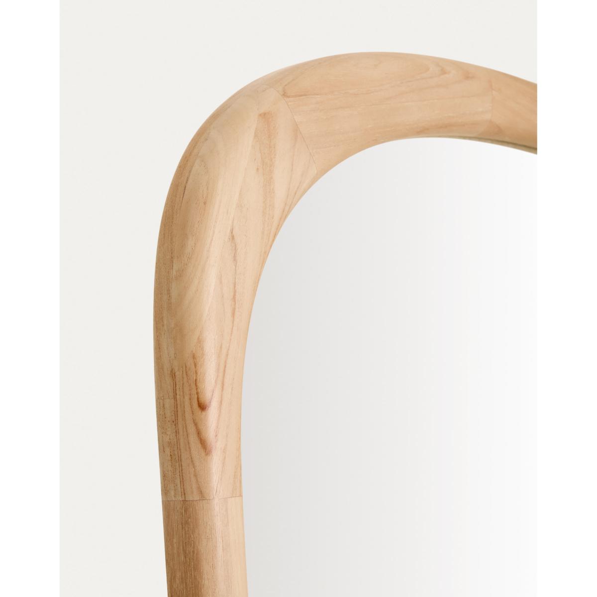 Alura teak wood mirror 94.6 x 192.1cm FSC 100% – image 3