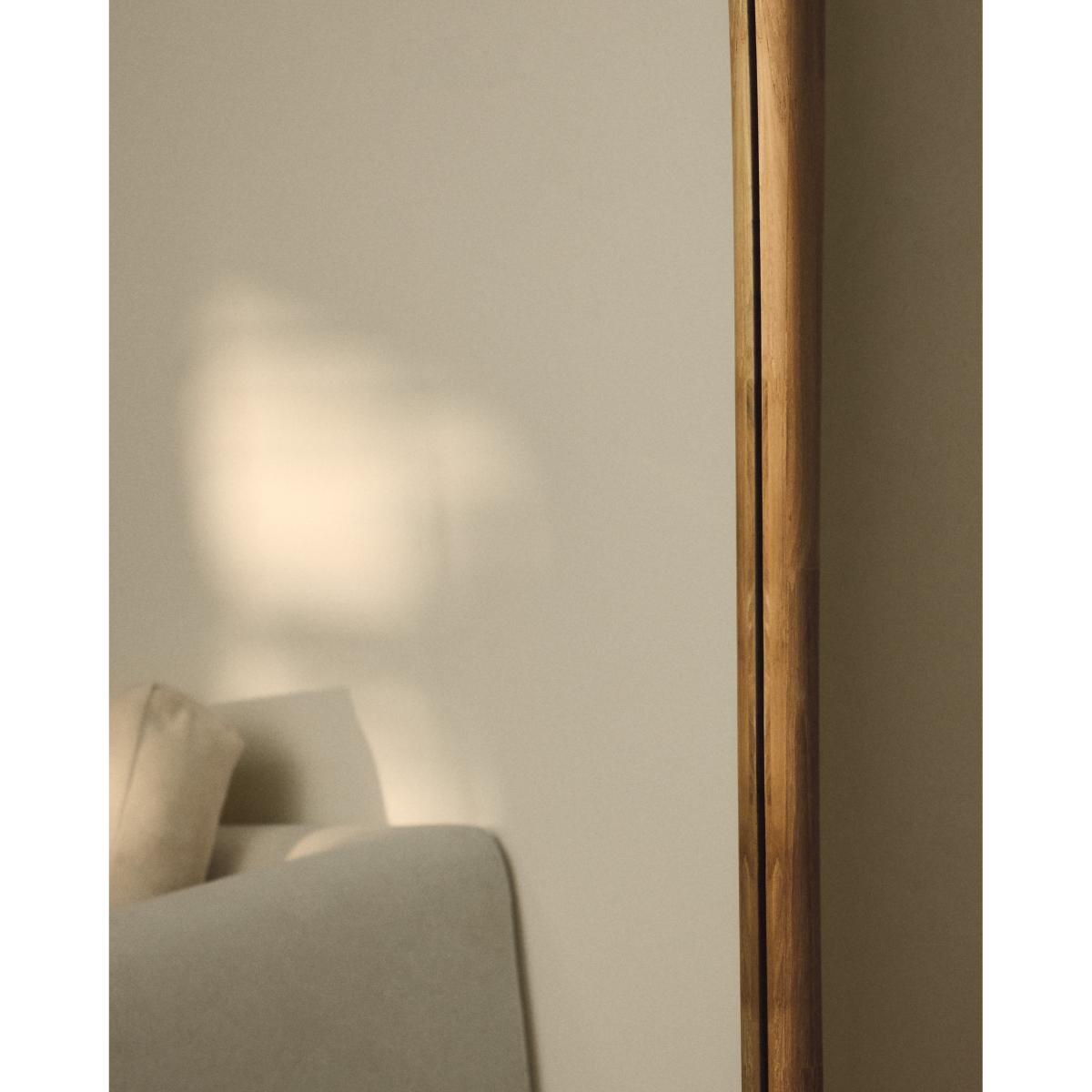 Alura teak wood mirror 94.6 x 192.1cm FSC 100% – image 4