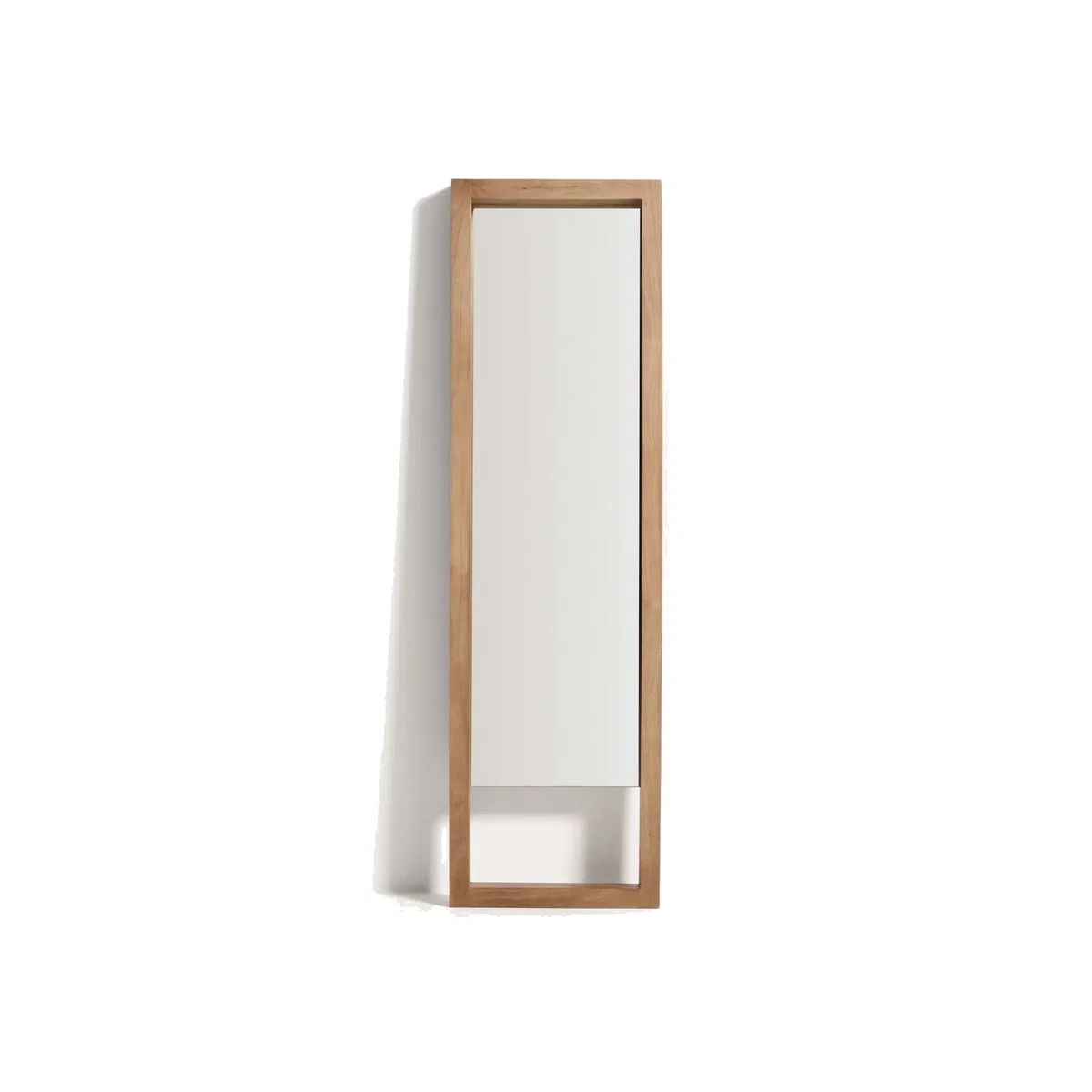 Vatro natural-coloured solid mango wood floor mirror 52 x 181 cm, FSC 100% – image 1