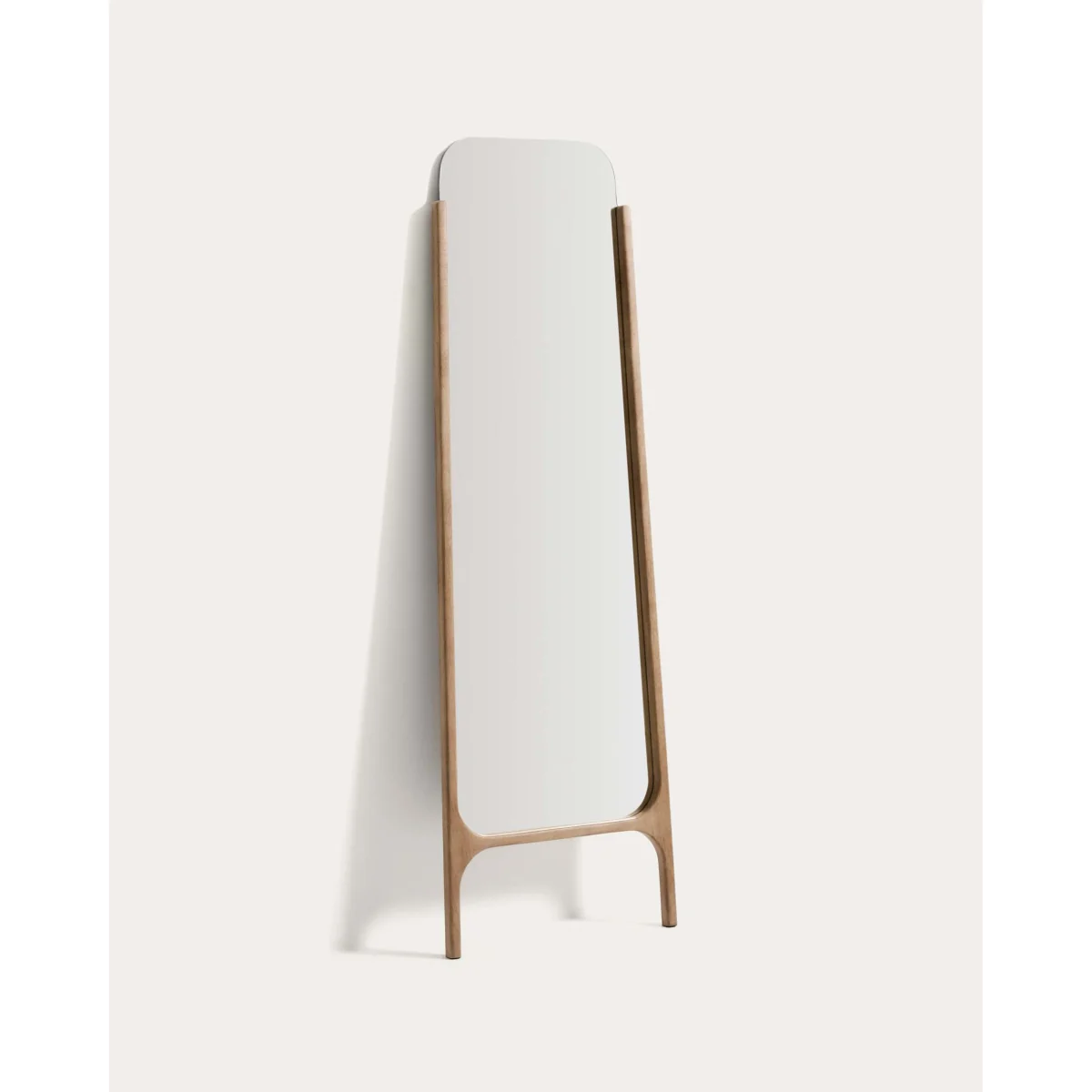 Aremi natural-coloured solid mango wood floor mirror 59 x 198 cm, FSC 100% – image 5
