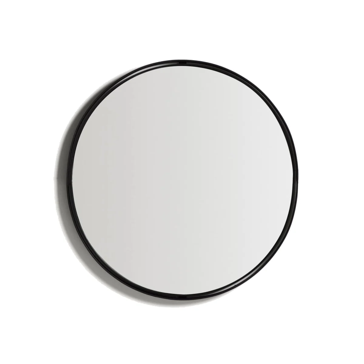 Noral round black metal mirror Ø50cm – image 1