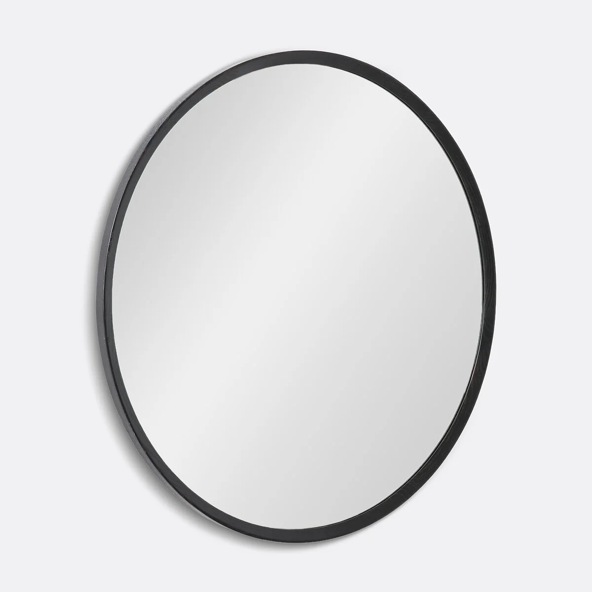 Orion Round Mirror in Solid Black Oak, Ø100cm – image 3