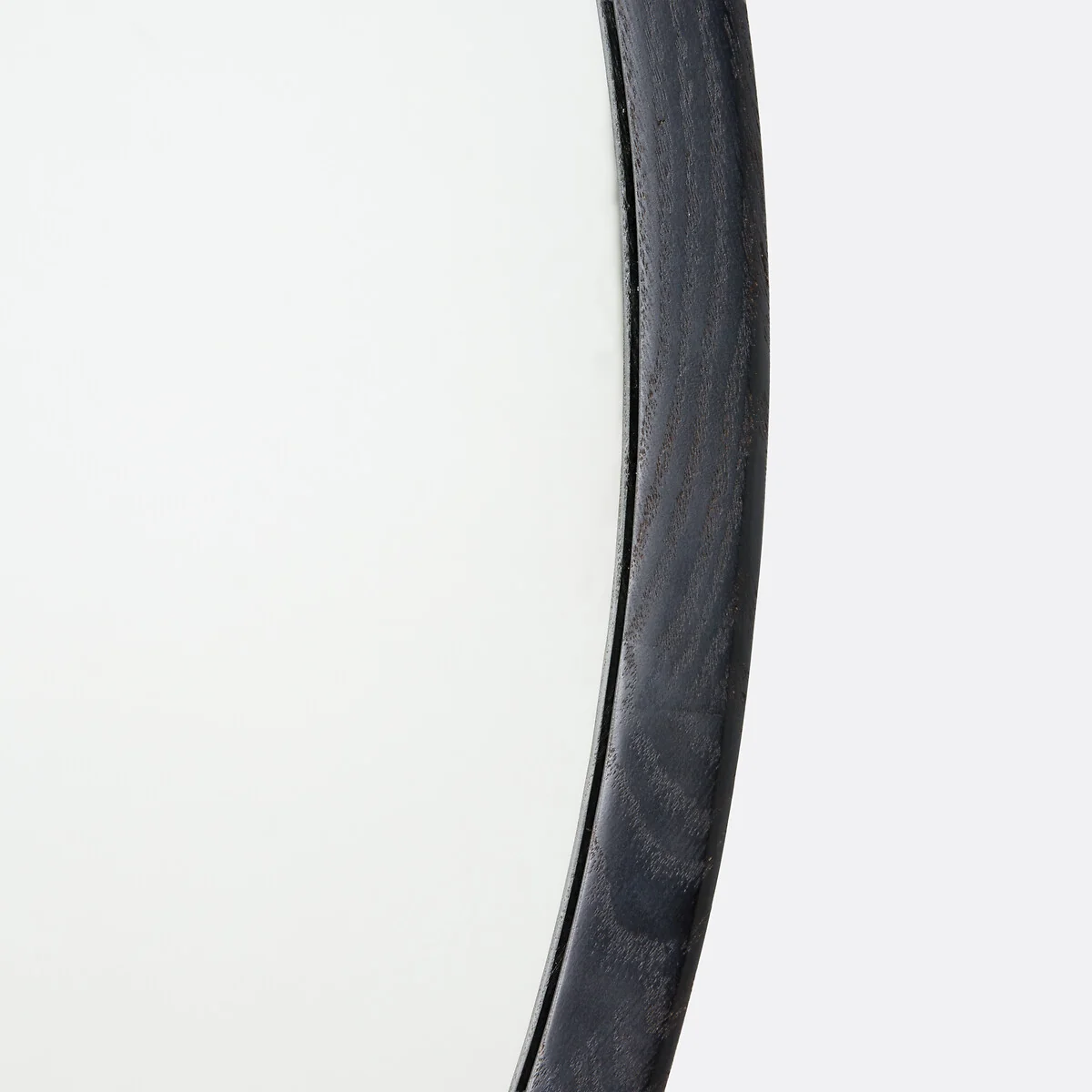 Orion Round Mirror in Solid Black Oak, Ø100cm – image 4